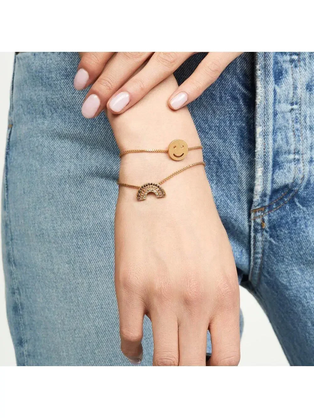 Madewell Friendship Chain Bracelet Set